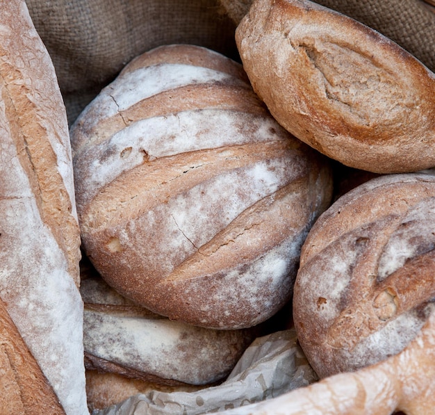Close-up di pane fresco
