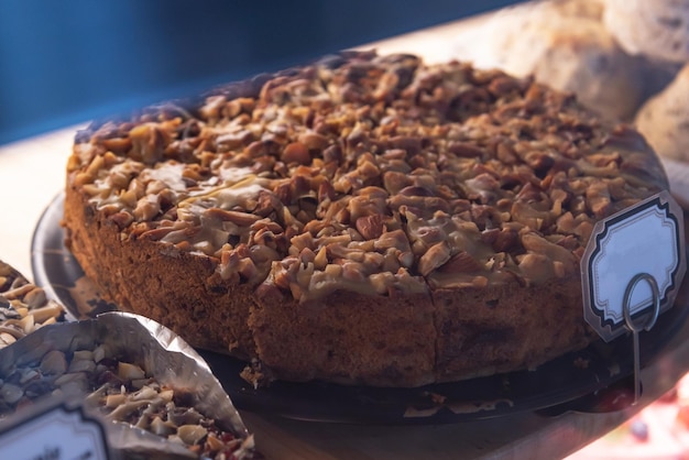 Close up di panetteria casalinga appena cotto dal forno