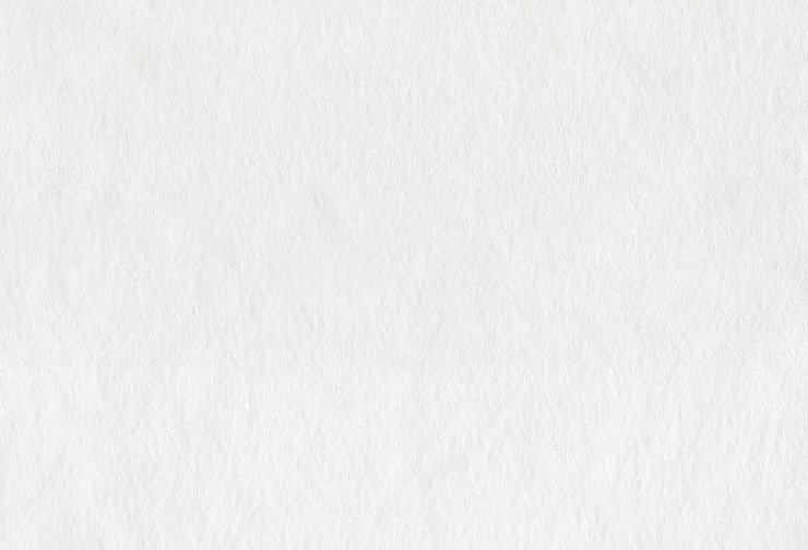 Foto close-up di sfondo di carta acquerello bianca testurata