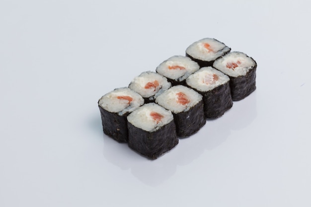 Close-up di sushi giapponese rotoli