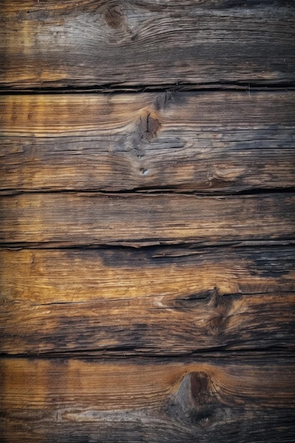 Close-up di tavole di legno invecchiate con grana visibile