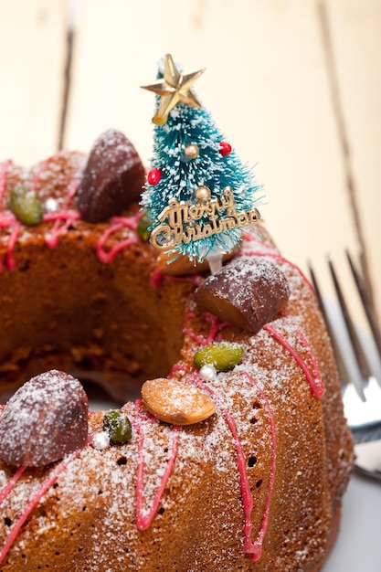 Close-up di un albero di Natale decorato