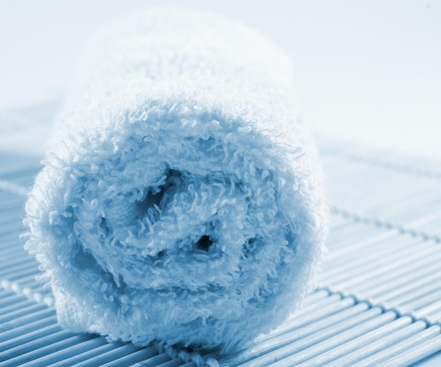 close-up di un bagno di asciugamani