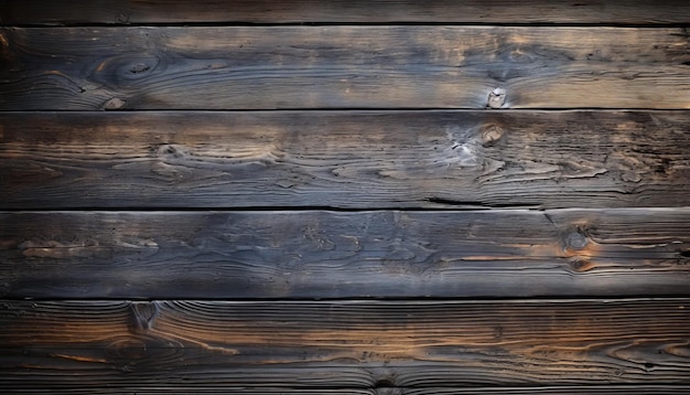 Close up di un bellissimo sfondo in legno scuro visto da una prospettiva dall'alto verso il basso