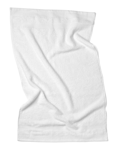 close up di un cuscino bianco su sfondo bianco