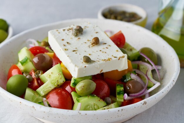 Close-up di un'insalata in una ciotola