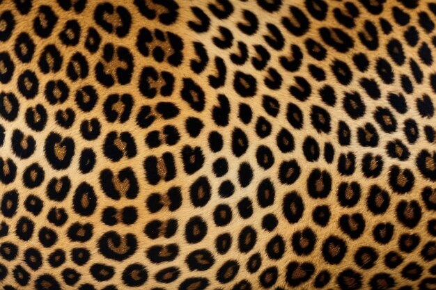 Close-up di un leopardo con la pelliccia macchiata