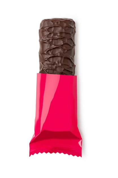 Close-up di una barretta di cioccolato