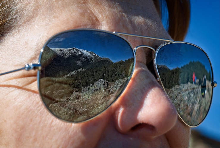 Foto close-up di una donna