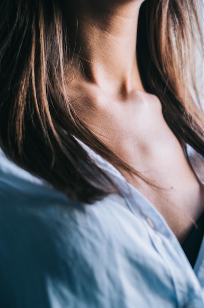 Close-up di una donna