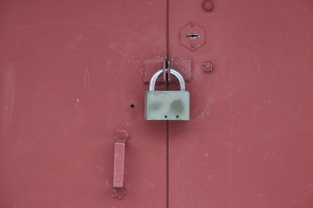 Close-up di una porta chiusa