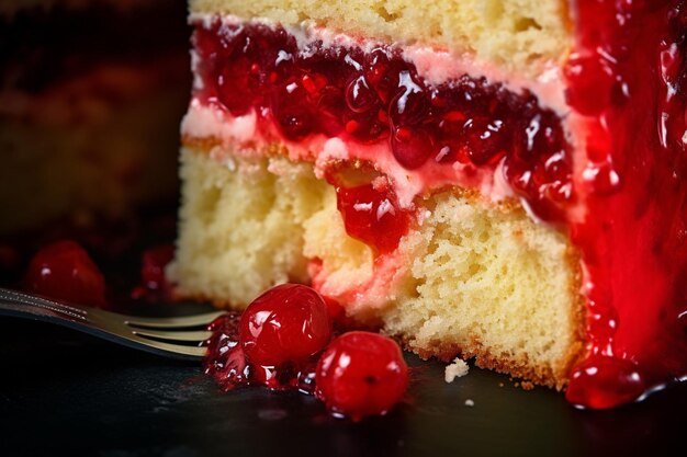 Close-up di verniciatura su una torta bundt