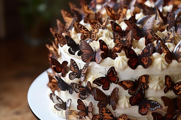 Close-up di verniciatura su una torta bundt