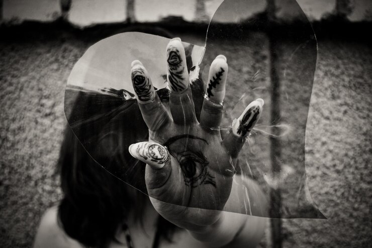 Photo close-up of woman holding heart shape plastic