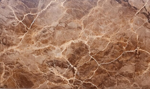 CloseUp di un muro di marmo marrone texturato