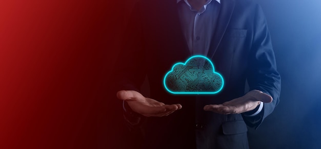 cloud computing conceptcloud for transfer datacloud computing big data center future infrastructure digital ai concept virtual hosting symbolicon upload downloadvirtual hosting symbol
