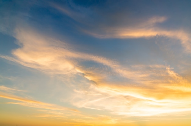 Cloud Sunset on Sky