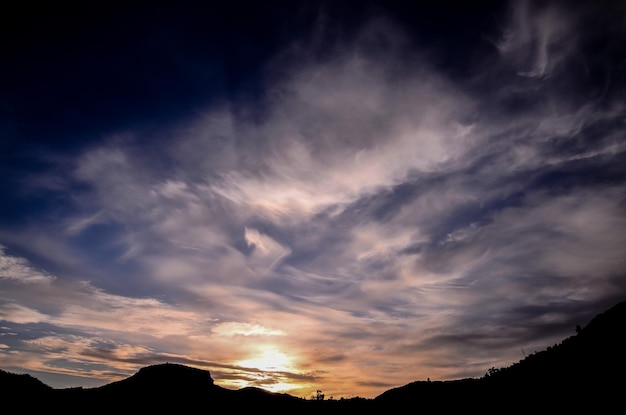 Cloudscape, nuvole colorate al tramonto a Gran Canaria