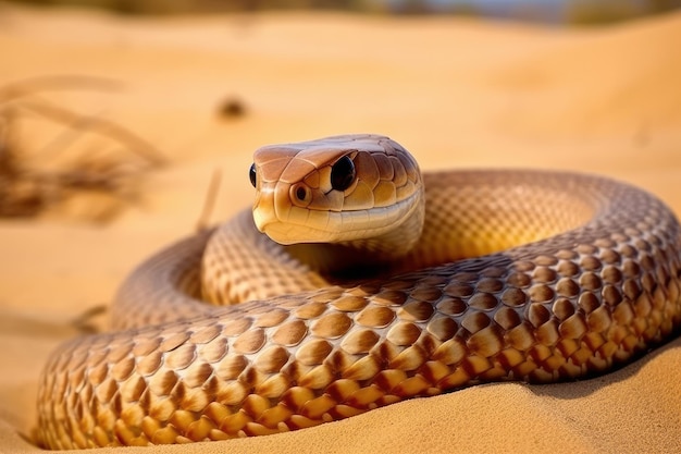 Cobra arabo nell'ambiente naturale