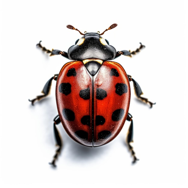 Coccinella illustrazione isolato AI generativo