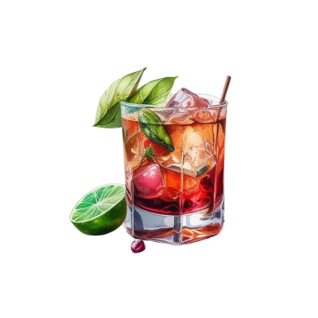 Cocktail clipart americano 2