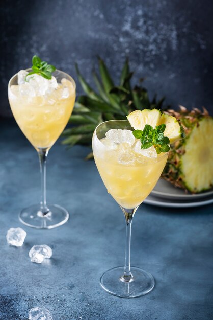 Cocktail con ananas