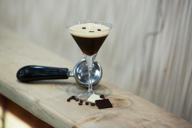 Cocktail di caffè fresco e freddo