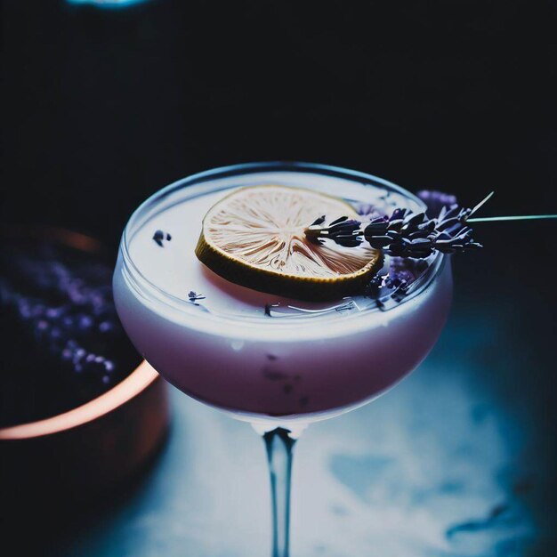 cocktail di guarnire alla lavanda