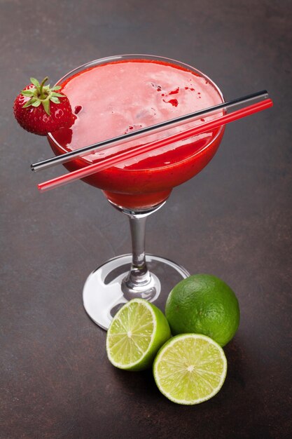 Cocktail margarita alla fragola