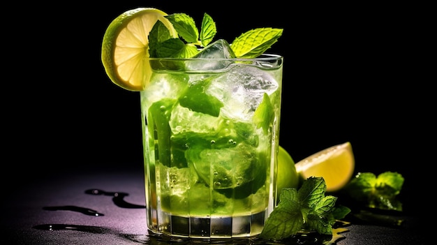 Cocktail Mojito isolato