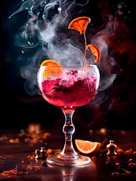 Cocktail rinfrescanti e colorati decorati con frutta e bacche