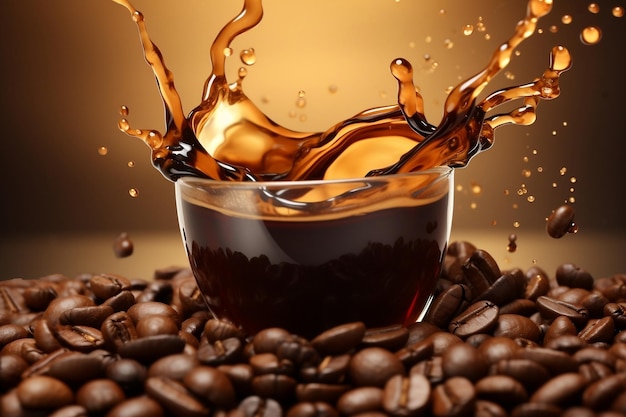 Coffee Adventure Bean cade nell'IA generativa di Hot Coffee Splash