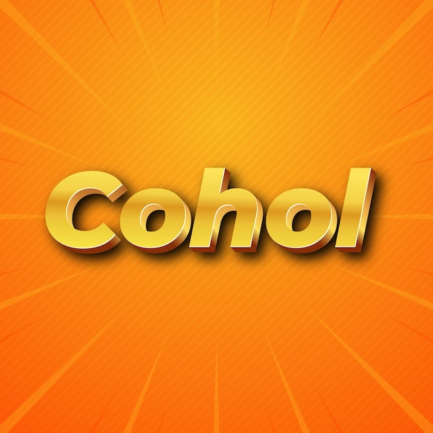 Cohol Effetto testo Oro JPG sfondo attraente carta foto confetti
