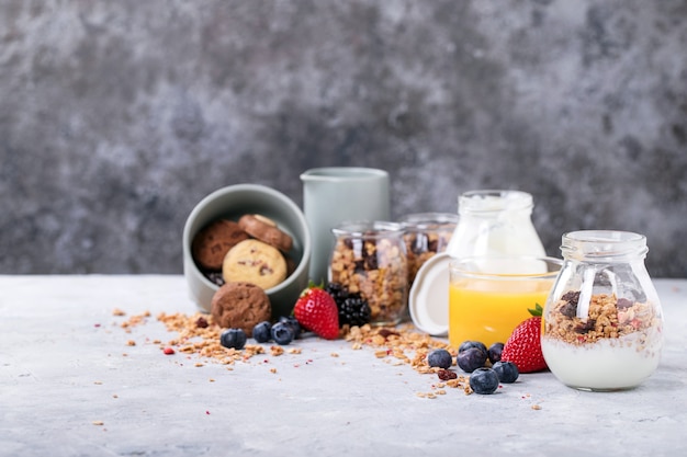 Colazione casalinga di muesli