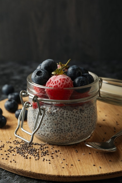 Colazione con delizioso budino di chia