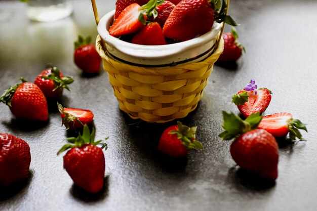 colazione con fragole