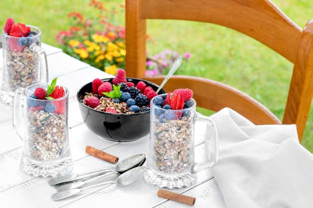 Colazione con frutti di bosco