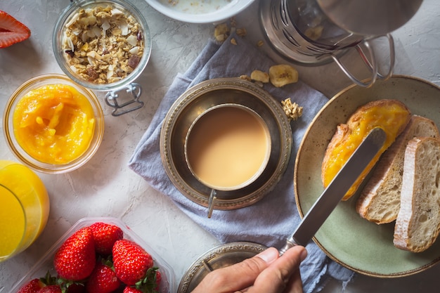 Colazione europea tradizionale