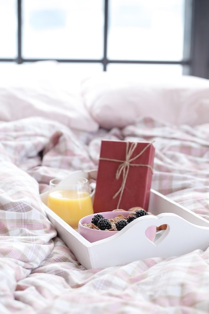 Colazione mattutina a letto