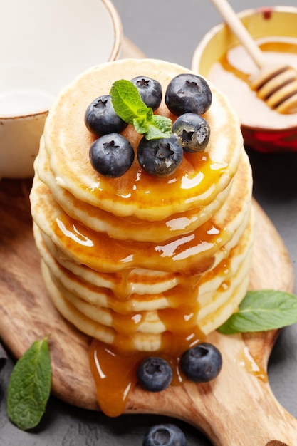 Colazione sana con frittelle