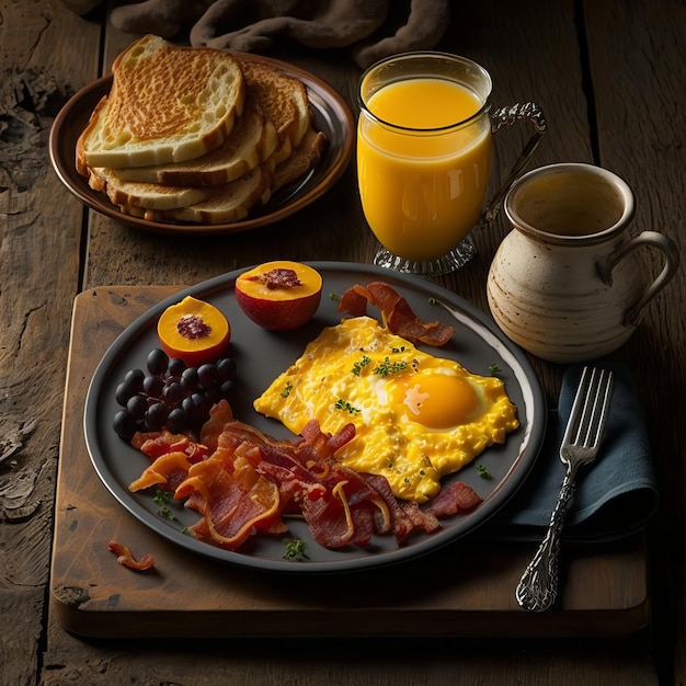 Colazione tradizionale americana