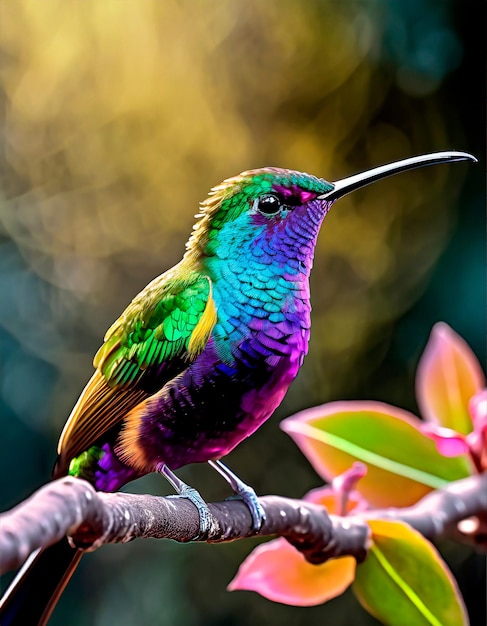 colibrì multicolore