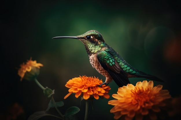 colibrì volare