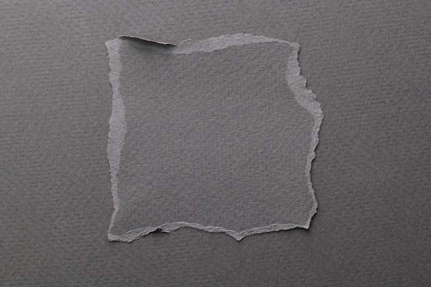 Collage artistico di pezzi di carta strappata con bordi strappati Collezione di note adesive colori grigi brandelli di pagine di notebook Sfondo astratto