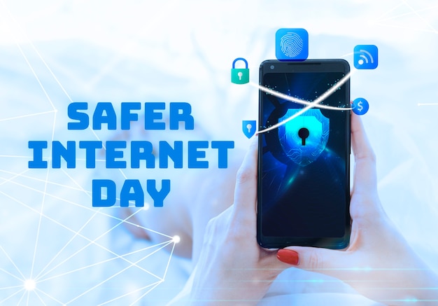 Collage del giorno di Internet più sicuro