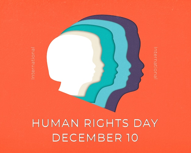 Collage della giornata internazionale dei diritti umani