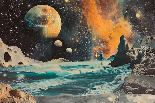 Collage della rivista Surreal Space