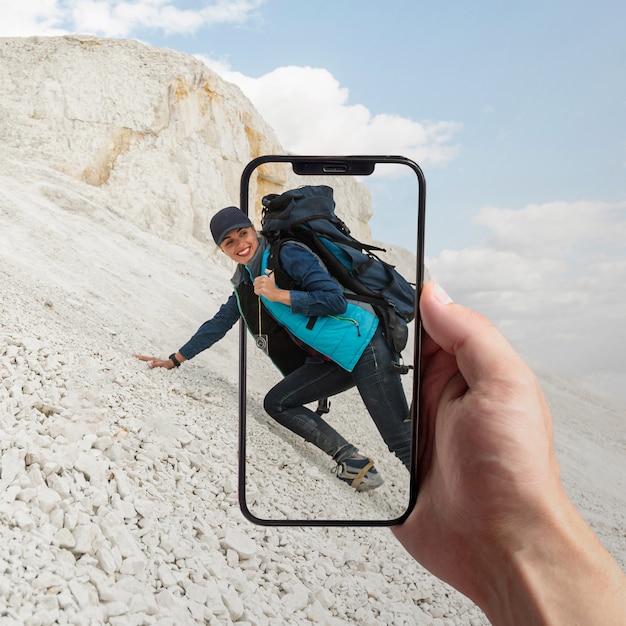 Collage di fotogrammi per schermi mobili