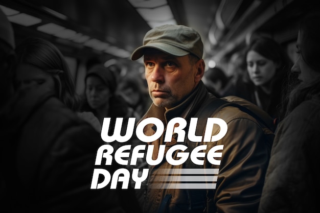 Collage per la Giornata Mondiale dei Rifugiati