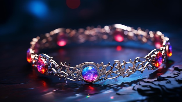 Collana di gioielli braccialetto anello stile bellissimo accessorio di matrimonio diamante oro argento regalo eleganza